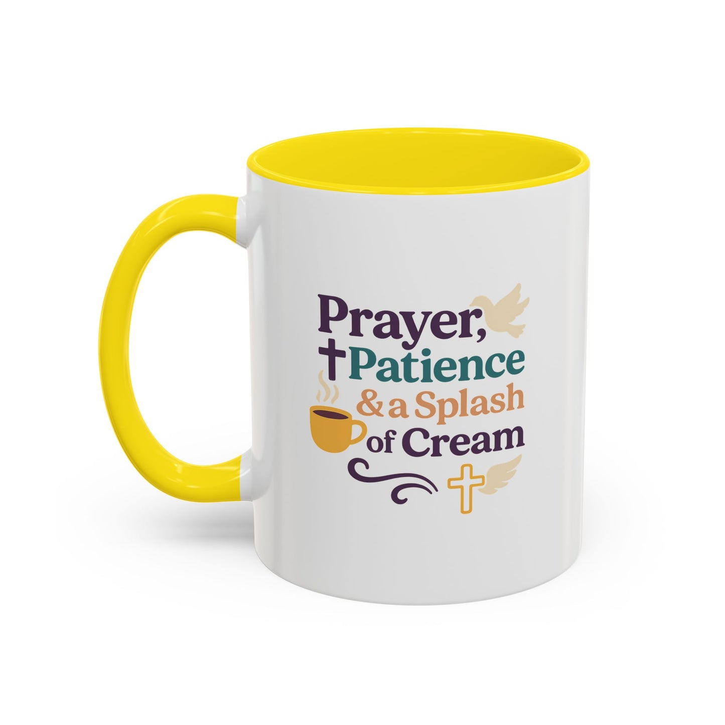 Faith-Inspired Coffee Mug - Perfect Gift for Friends and Family, Prayer Mug, Inspirational Drinkware, Christian Gift, Cute Desk Accessory