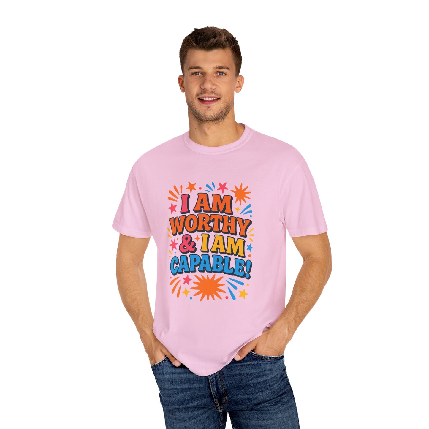Empowering Quotes Self-Love Garment-Dyed T-Shirt