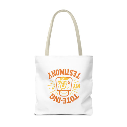 My Testimony Inspirational Tote Bag