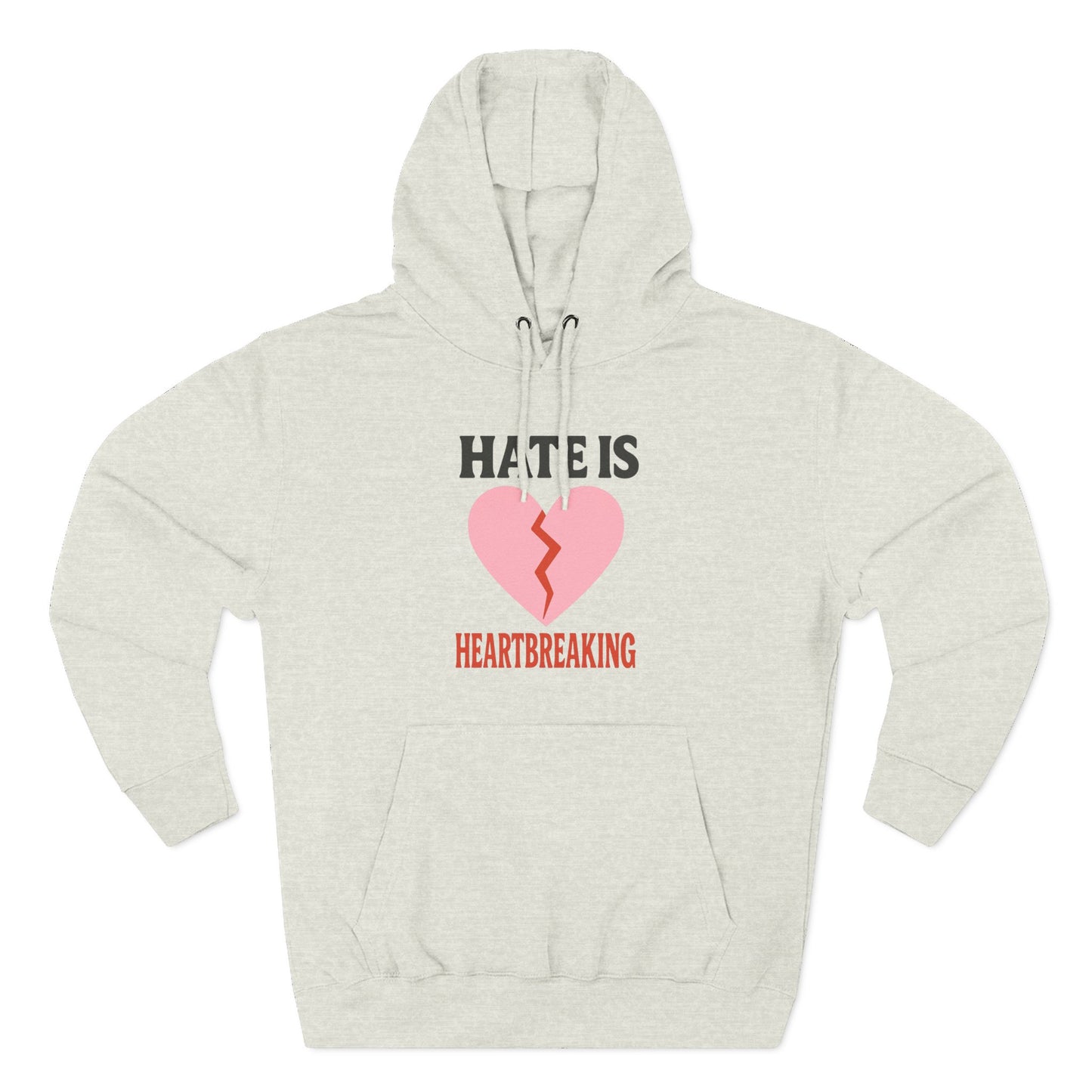 Heartbreaking Message Fleece Hoodie, Casual Wear, Gift for Her, Inspirational Hoodie, Street Style Apparel, Valentine's or [...]