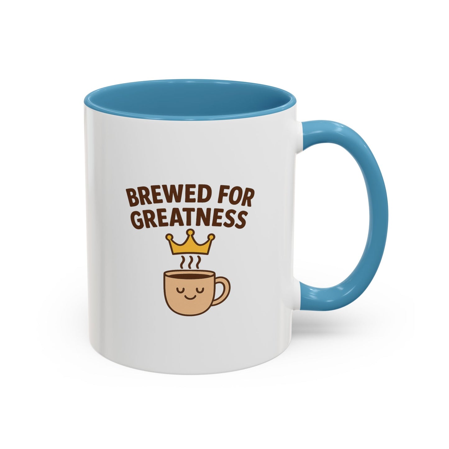 Brewed for Greatness Coffee Mug | Fun Drinking Mug, Gift for Coffee Lovers, Motivational Mug, Accent Mug for Home or Office