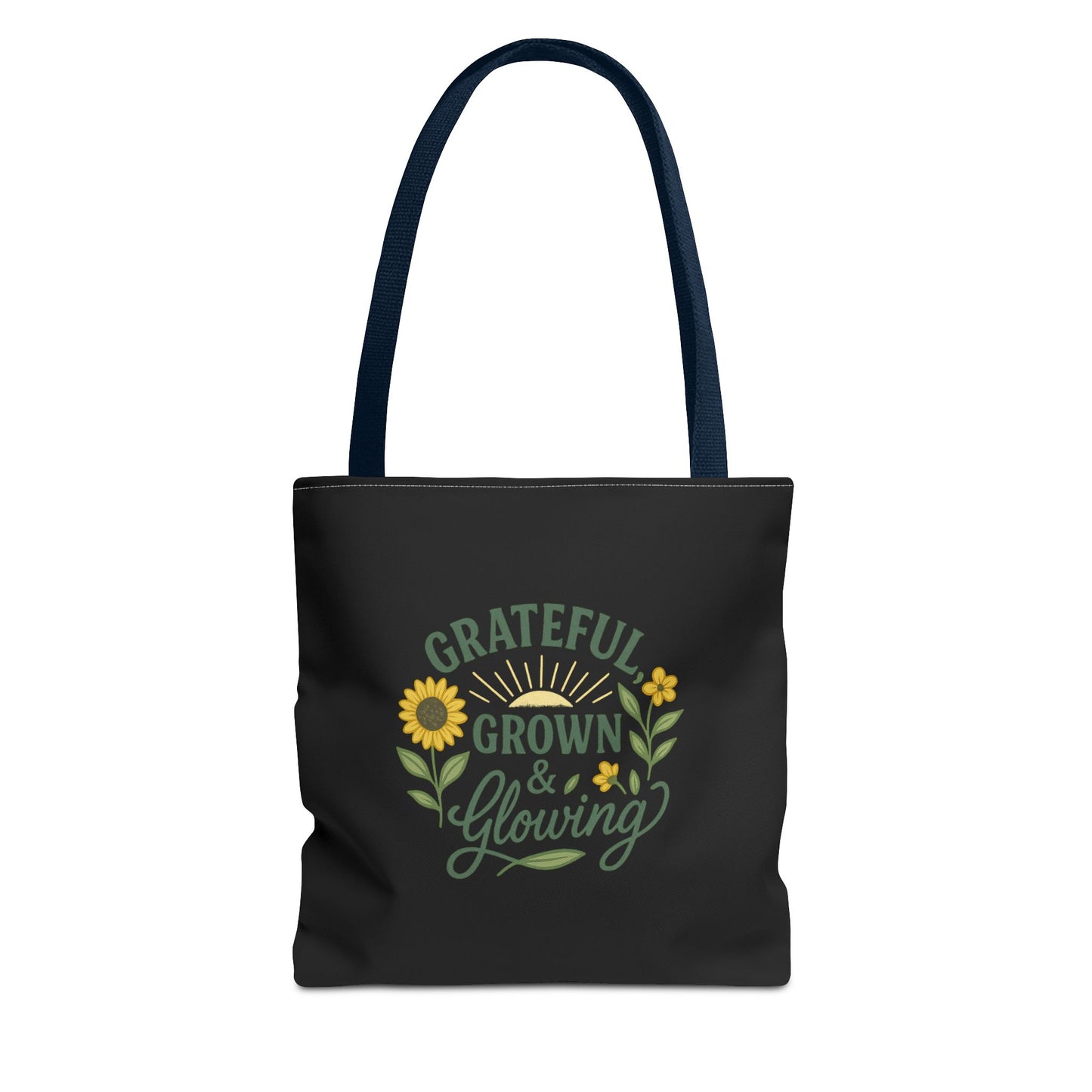 Grateful Grown & Glowing Tote Bag Eco-Friendly Shopper
