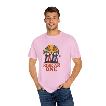 Unity Graphic Tee - Inspirational Unisex Shirt - Rise As One T-shirt, Equality Apparel, Gift for Social Activists, Summer Fashion
