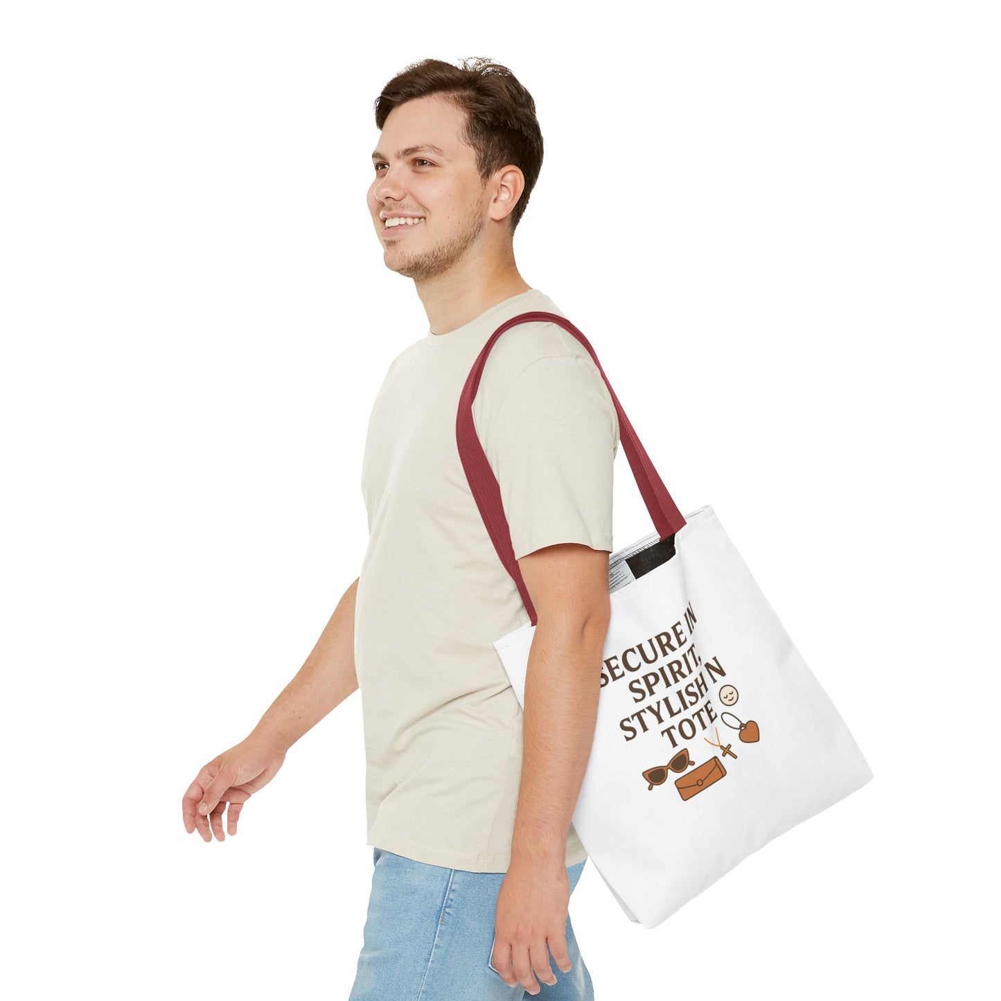 Stylish Tote Bag with Inspirational Quote | Eco-Friendly, Reusable, Perfect for Shopping, Gifts, and Everyday Use