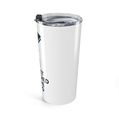 Inspirational Tumbler 20oz - Thirst Quenched by the Word, Christian Travel Mug, Bible Verse Tumbler, Faith-Based Gift, Religious Drinkware