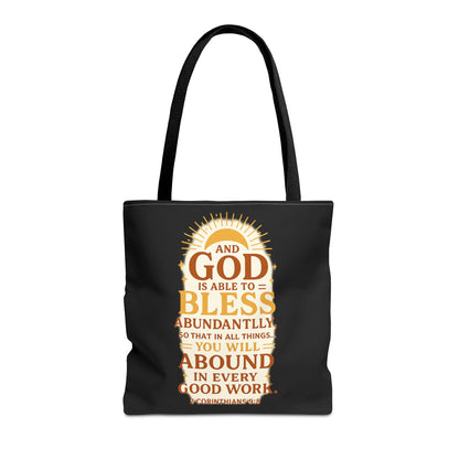 Faith-Inspired Tote Bag, Inspirational Gift, Christian Decor, Church Outing, Everyday Use, Scripture Tote