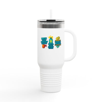 Insulated Travel Mug with Fun Designs, 40oz Water Bottle, Stylish Thermal Cup, Unique Drinkware for Outdoor Adventures, Perfect Gift [...]