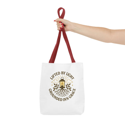 Grounded by Grace Tote Bag, Inspirational Gift, Eco-Friendly Shopping Tote, Spiritual Tote, Unique Artwork, Motivational Bag, Everyday [...]