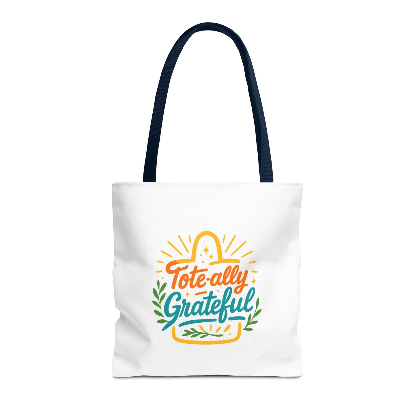 Grateful Tote Bag, Eco-Friendly Shopping Bag, Gift for Mom, Stylish Carry-All, Perfect for Summer Adventures