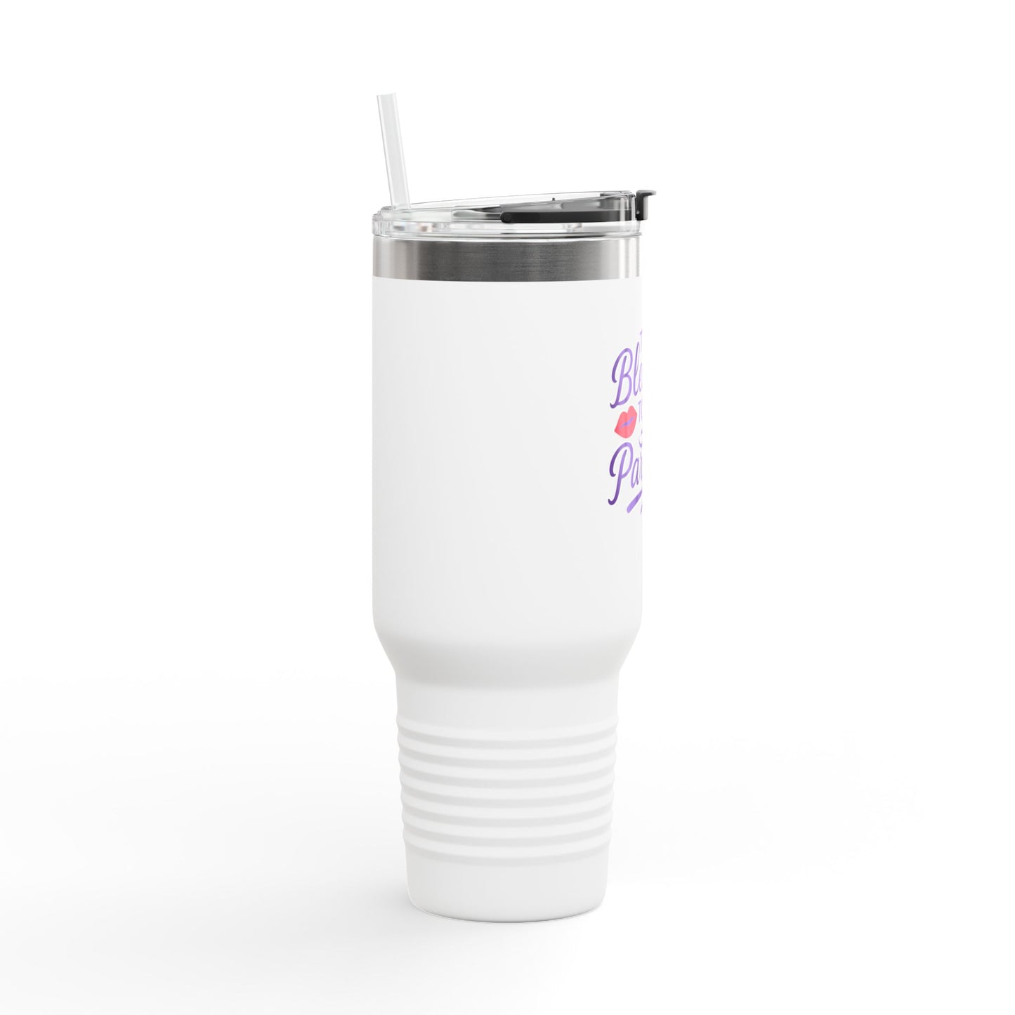 Blessed to be Parched 40oz Insulated Travel Mug, Perfect for Road Trips, Coffee Lovers, Gifting, Beach Days, Outdoor Adventures