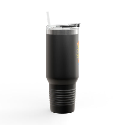 Miracle Water Insulated Travel Mug - 40oz, Eco-Friendly Tumbler, Stylish Stemless Cup, Perfect for Travel, Daily Use, Gift Idea