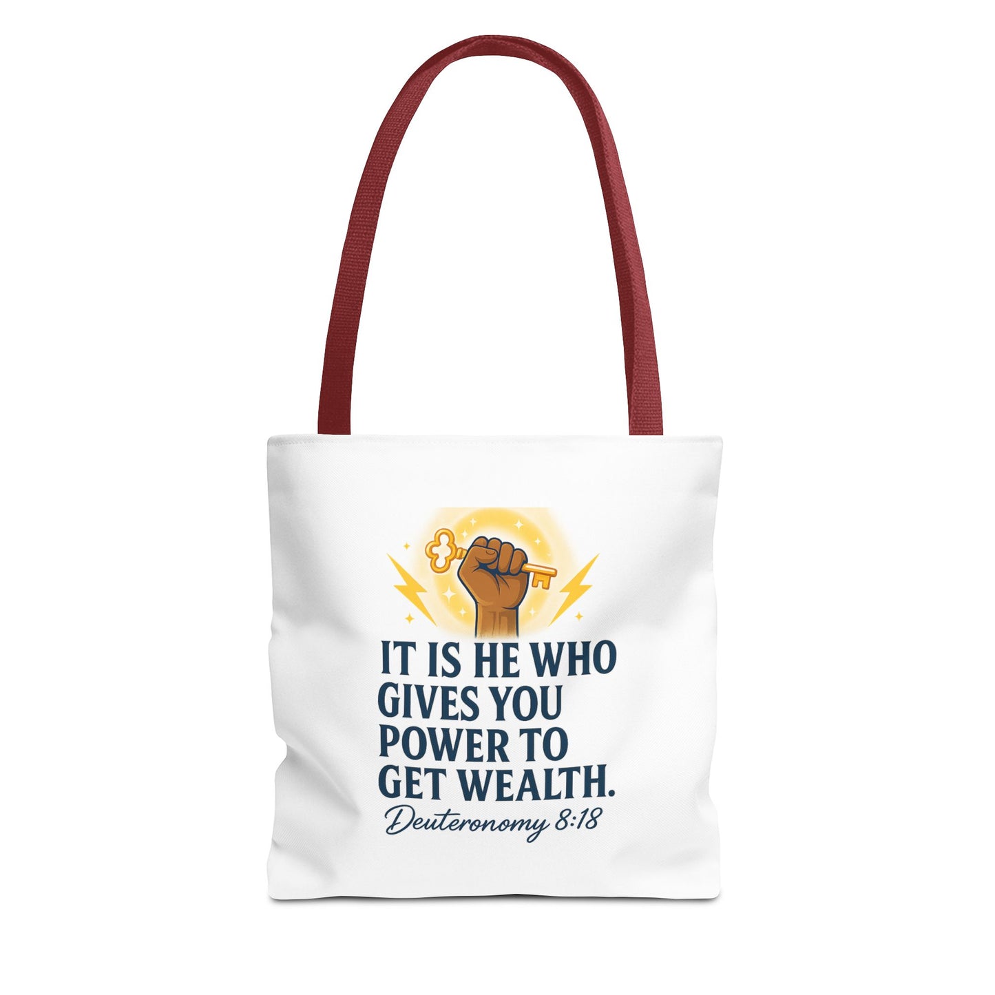 Empowering Inspirational Tote Bag, Motivational Bag, Gifts for Motivated Individuals, Scripture Tote, Versatile Shopping Bag