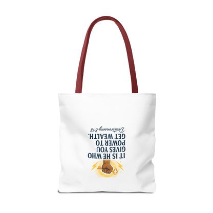 Affirmation Art Bible Verse Tote Bag