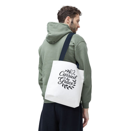 Carried by Grace Faith Tote Bag