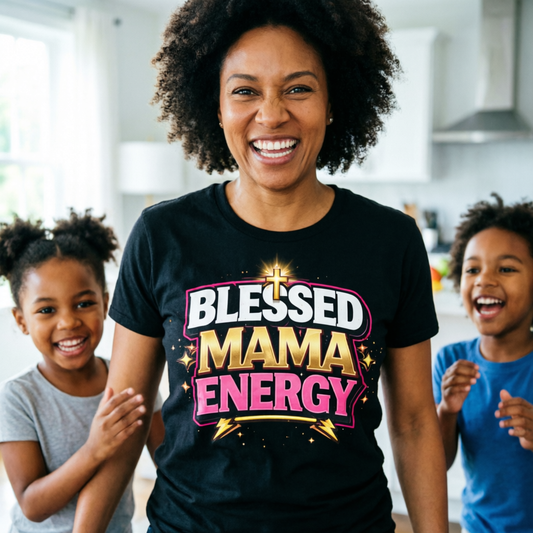 Blessed Mama Energy Unisex Tee