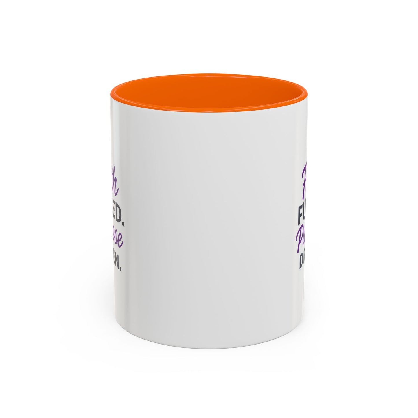 Faith Fueled Purpose Driven Coffee Mug - Inspirational Drinkware, Gift for Mom, Motivational Mug, Coffee Lover's Essential