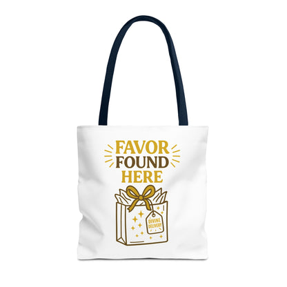 Favor Found Here Tote Bag - Perfect Gift for Celebrations, Party Favors, Birthday, Bridal Shower, Eco-Friendly
