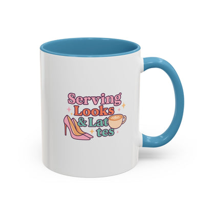 Chic Coffee Mug: Serving Looks & Lattes | Trendy Gift for Coffee Lovers, Fashion Enthusiasts, Housewarming, Birthdays, Mom's Day