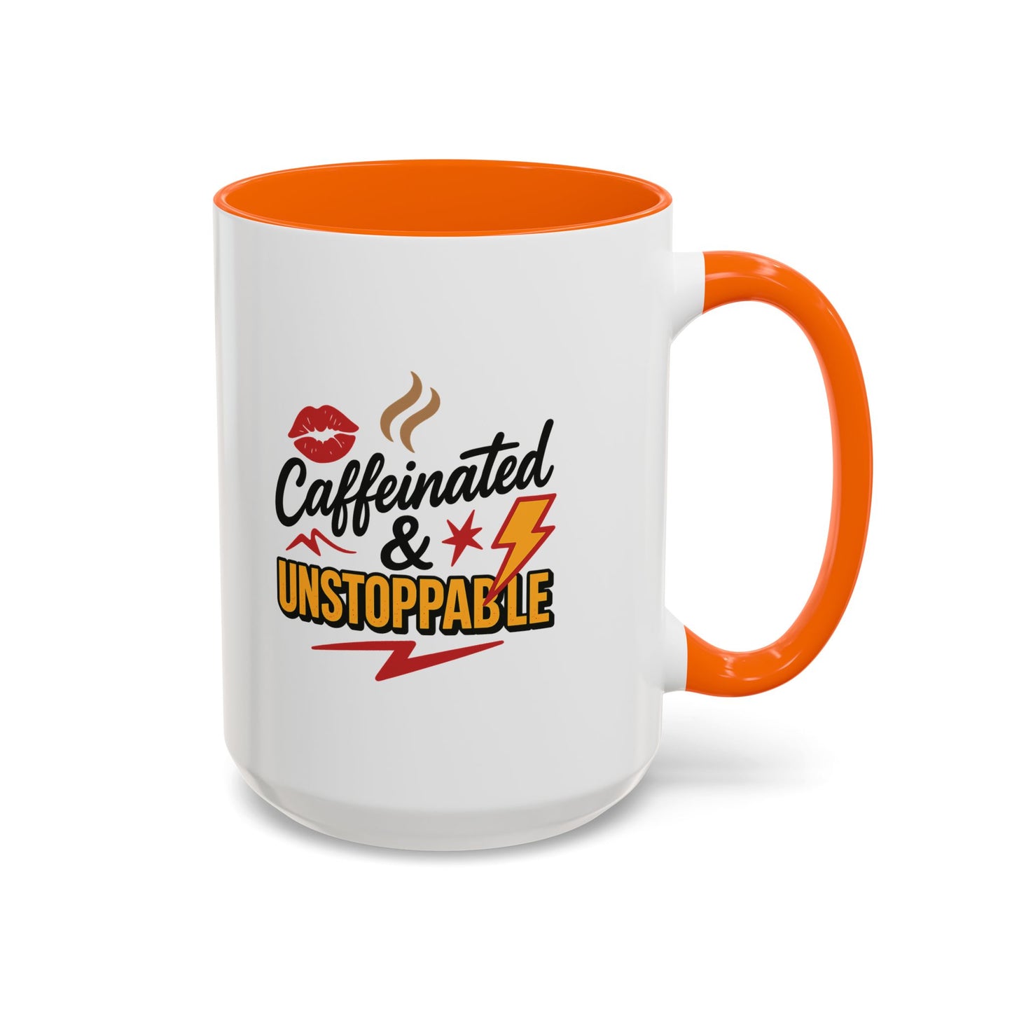 Caffeinated & Unstoppable Coffee Mug - Fun Gift for Coffee Lovers, Cute Office Decor, Motivational Drinkware, Perfect for Birthdays, [...]
