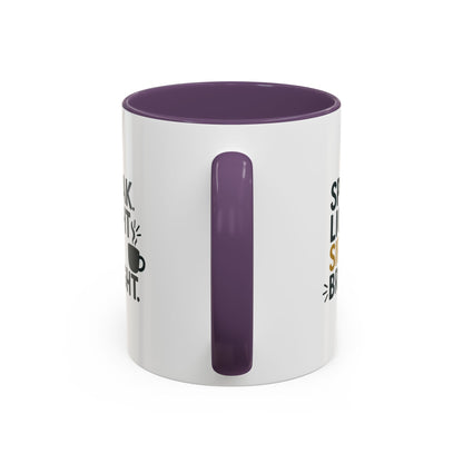 Accent Coffee Mug - Speak Light Sip Bright - Inspirational Coffee Cup, Unique Gift, Kitchen Decor, Motivational Mug, Personalize Your Sip