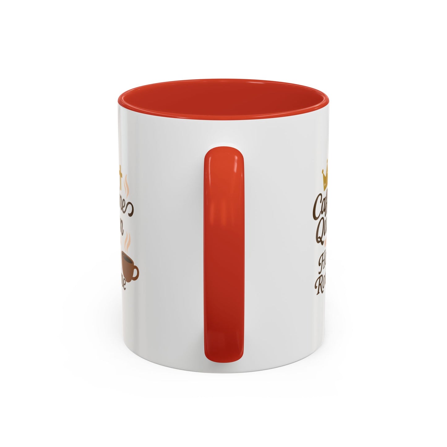 Caffeine Queen Coffee Mug | Holy Routine Gift, Inspirational Cup, Drinkware for Coffee Lovers, Motivational Mug, Morning Routine