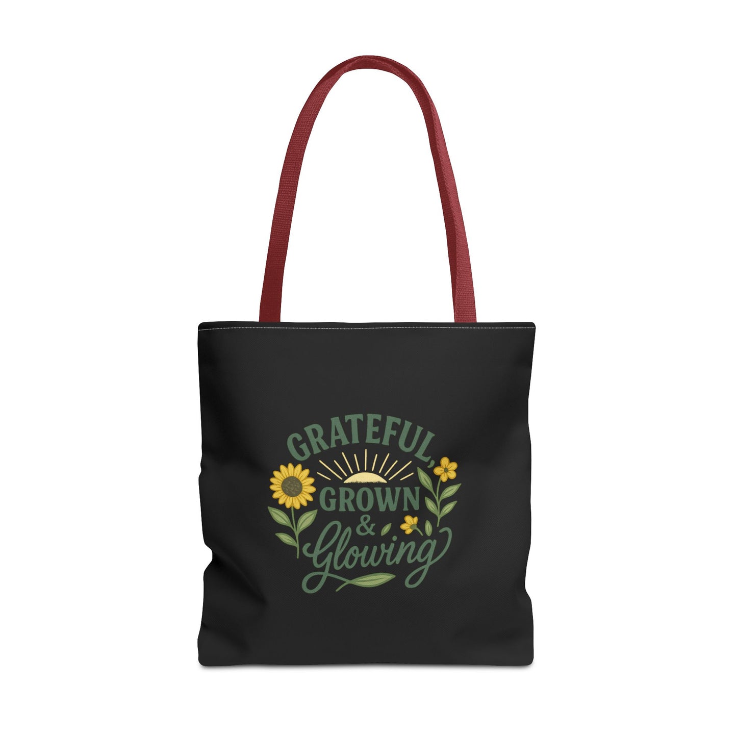 Grateful Grown & Glowing Tote Bag Eco-Friendly Shopper