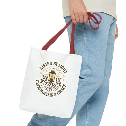 Grounded by Grace Tote Bag, Inspirational Gift, Eco-Friendly Shopping Tote, Spiritual Tote, Unique Artwork, Motivational Bag, Everyday [...]