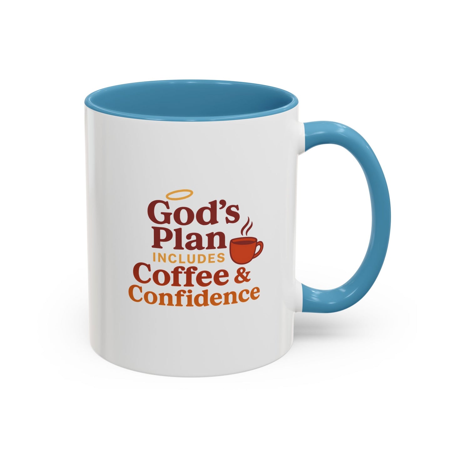 God's Plan Coffee Mug - Inspirational Gift for Coffee Lovers, Unique Christian Mug, Motivational Kitchen Decor, Coffee & Confidence