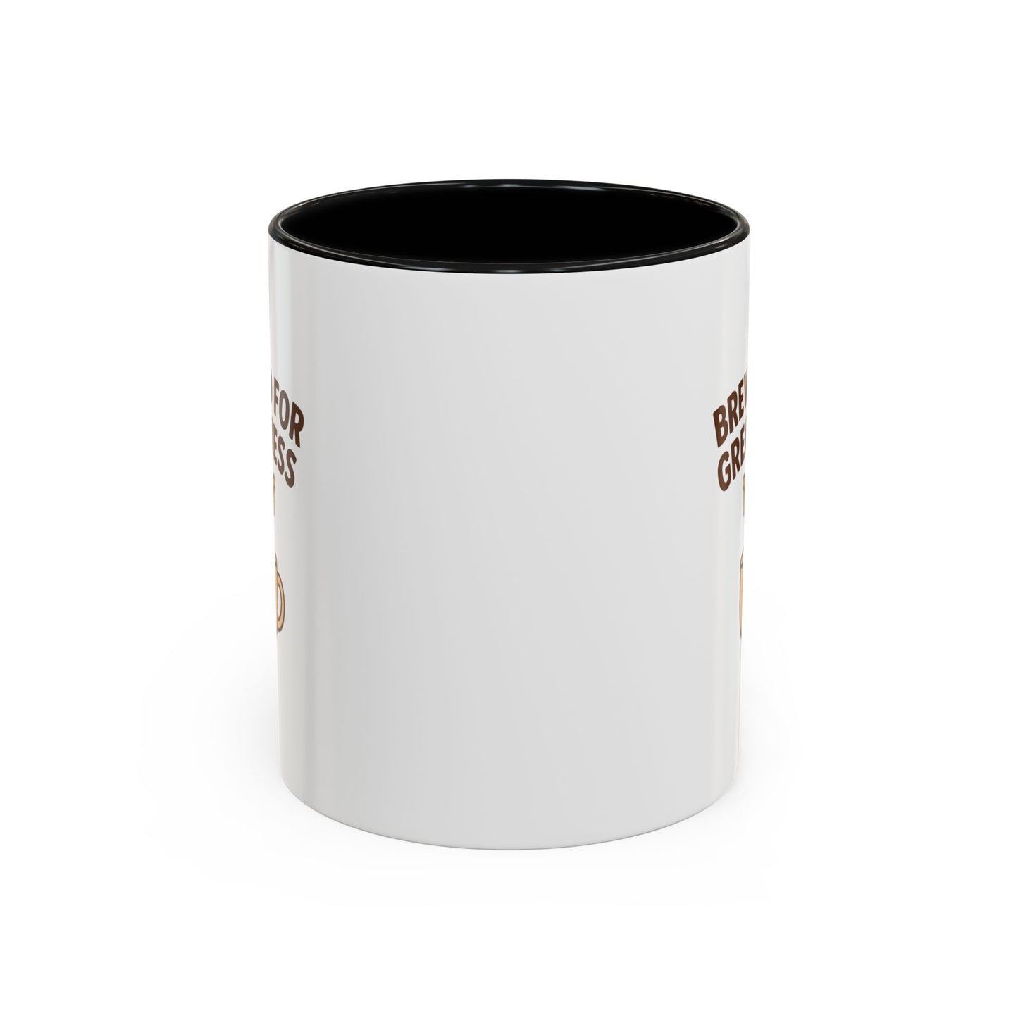 Brewed for Greatness Coffee Mug | Fun Drinking Mug, Gift for Coffee Lovers, Motivational Mug, Accent Mug for Home or Office