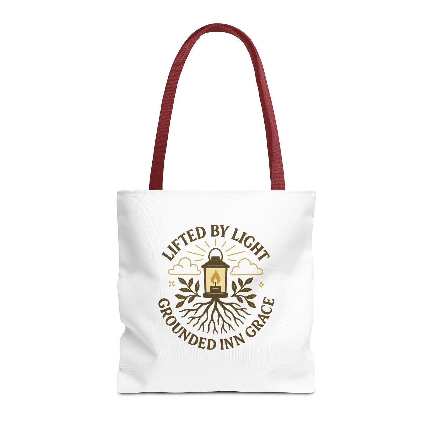 Grounded by Grace Tote Bag, Inspirational Gift, Eco-Friendly Shopping Tote, Spiritual Tote, Unique Artwork, Motivational Bag, Everyday [...]