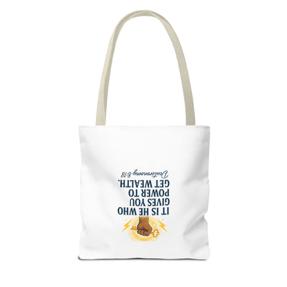 Affirmation Art Bible Verse Tote Bag