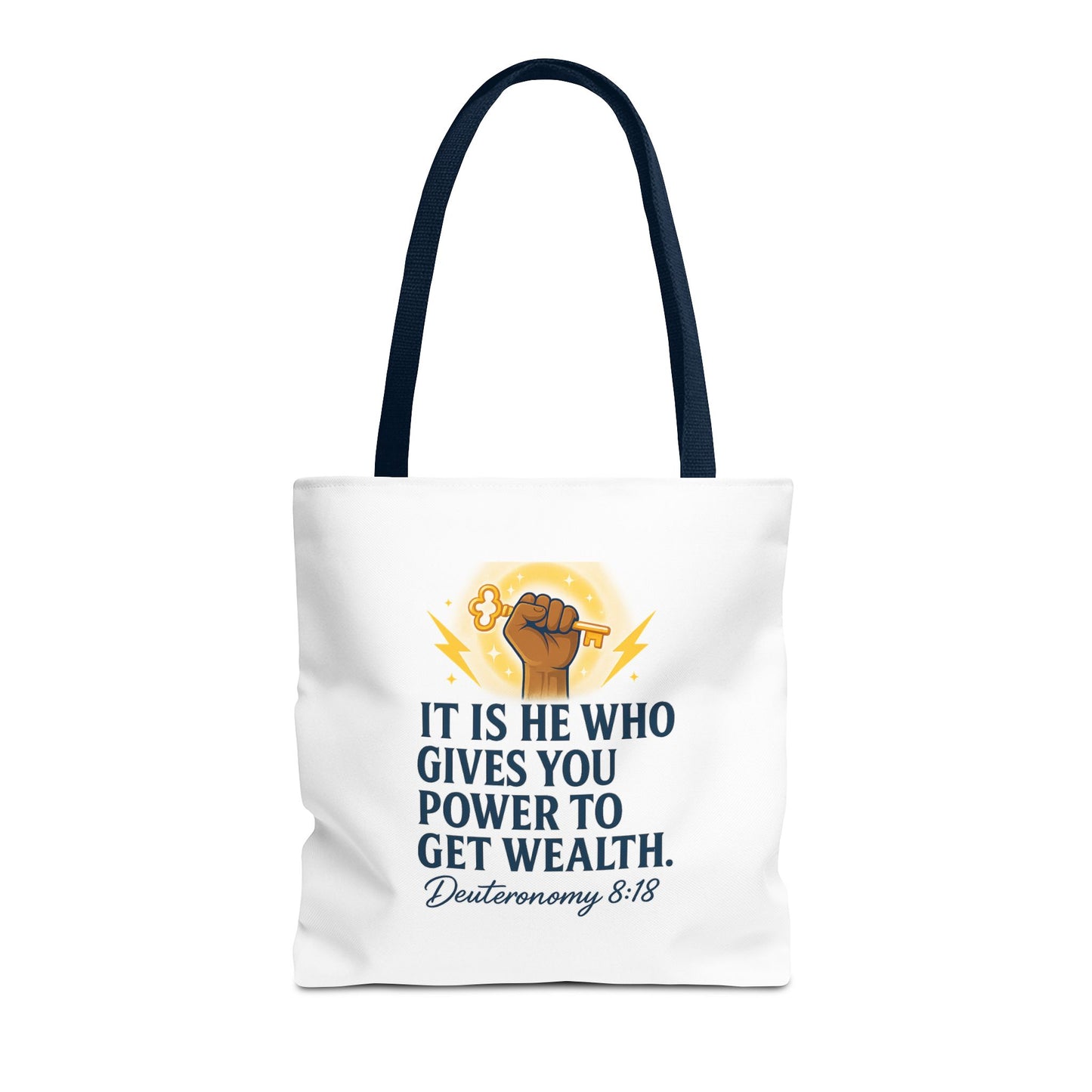 Empowering Inspirational Tote Bag, Motivational Bag, Gifts for Motivated Individuals, Scripture Tote, Versatile Shopping Bag