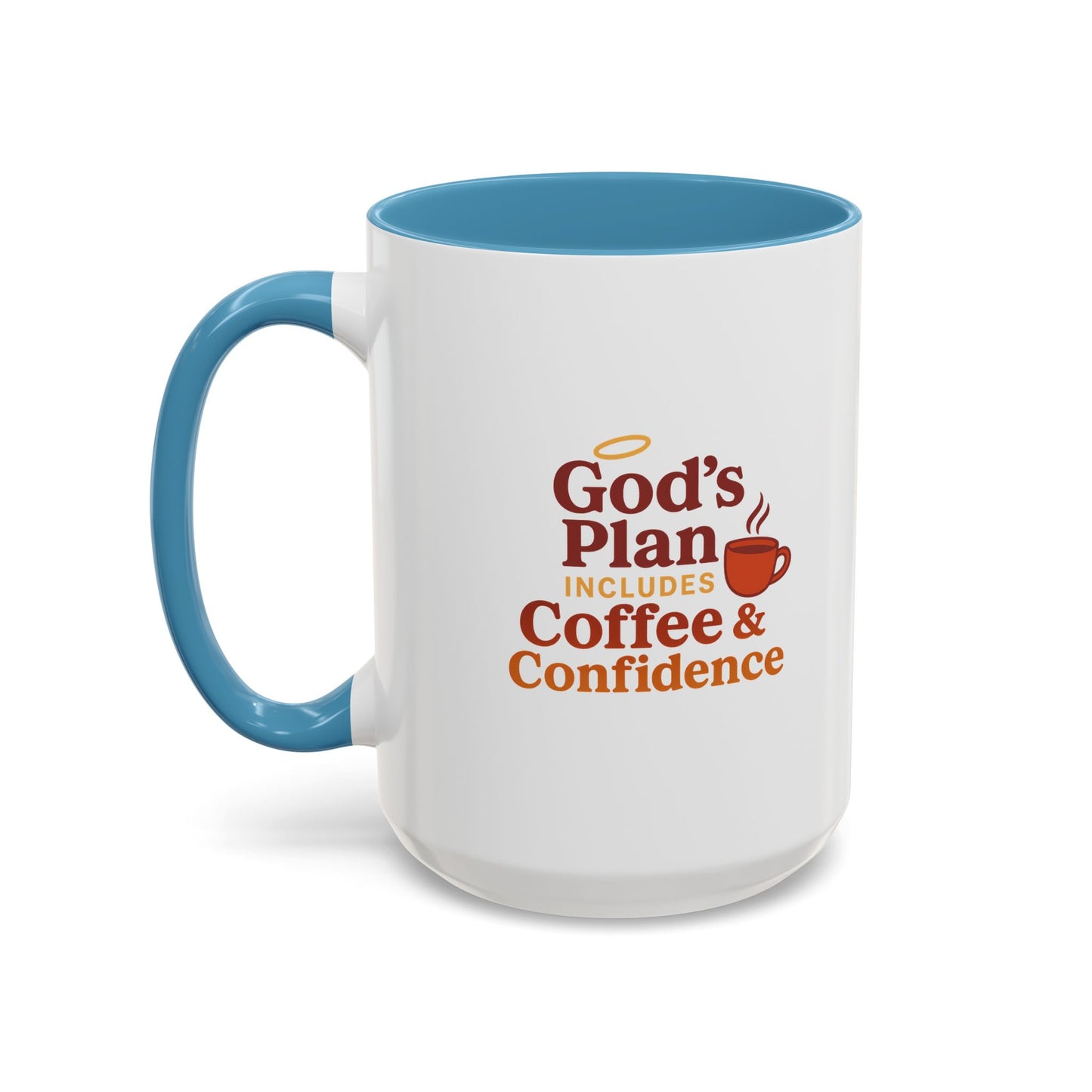 God's Plan Coffee Mug - Inspirational Gift for Coffee Lovers, Unique Christian Mug, Motivational Kitchen Decor, Coffee & Confidence