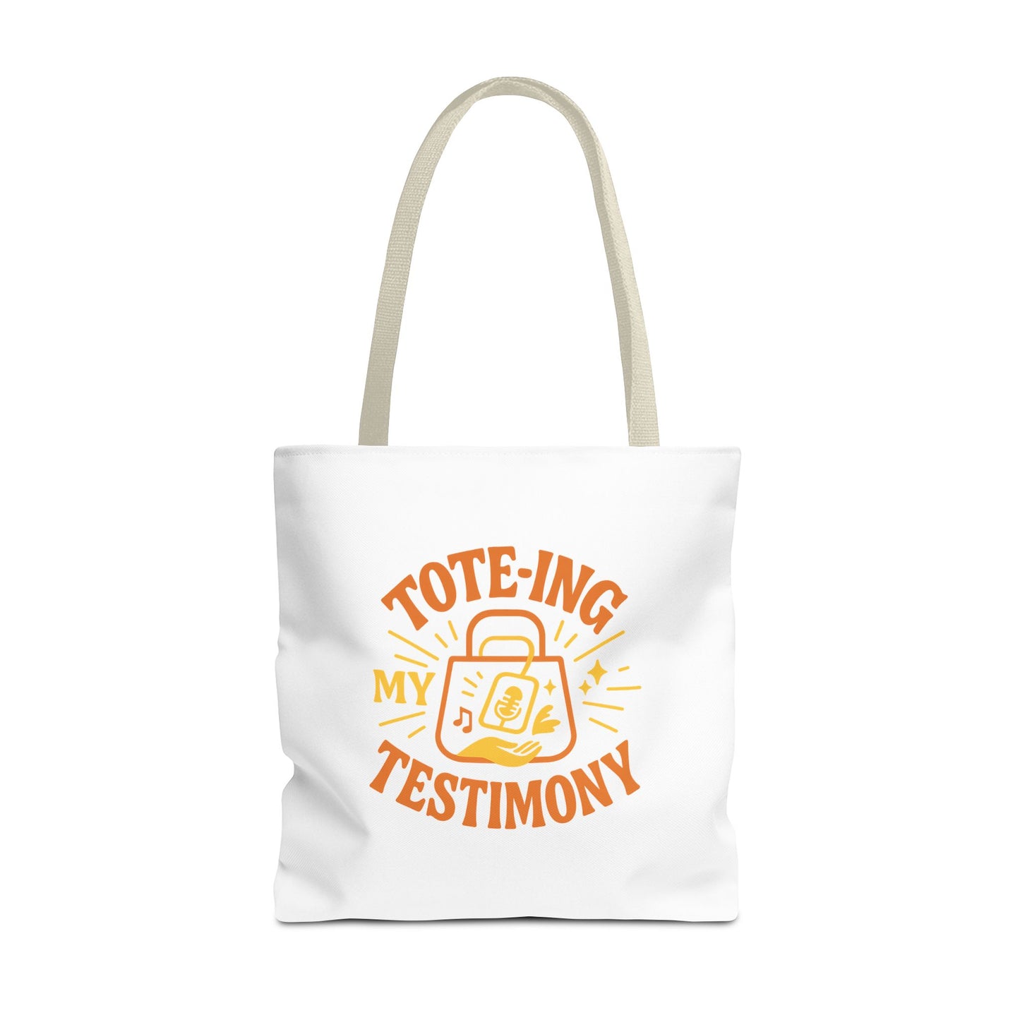 My Testimony Inspirational Tote Bag