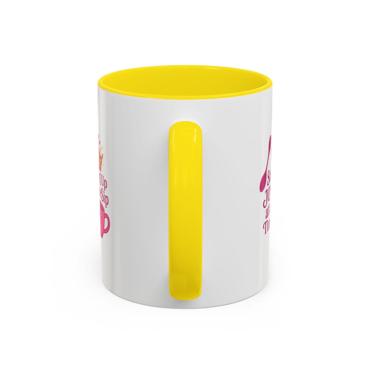 Joyful Crown Accent Coffee Mug | Perfect for Birthdays, Gifts, Home Decor, Coffee Lovers, Daily Motivation