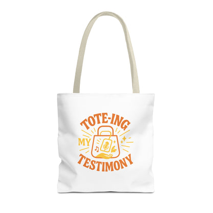 My Testimony Inspirational Tote Bag