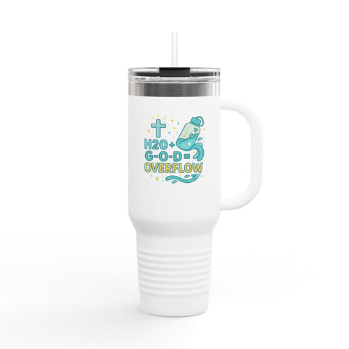 Faith-Inspired Insulated Travel Mug, 40oz - Perfect for Daily Hydration, Gifts, Church Events, and Outdoor Adventures