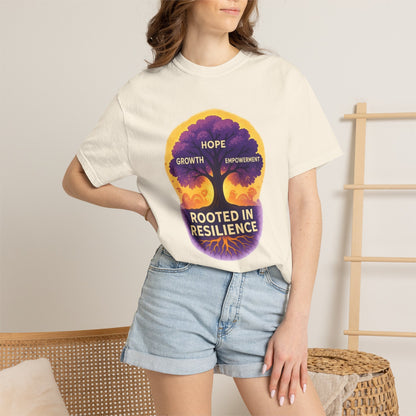 Rooted in Resilience T-Shirt — Hope, Growth & Empowerment Graphic Tee