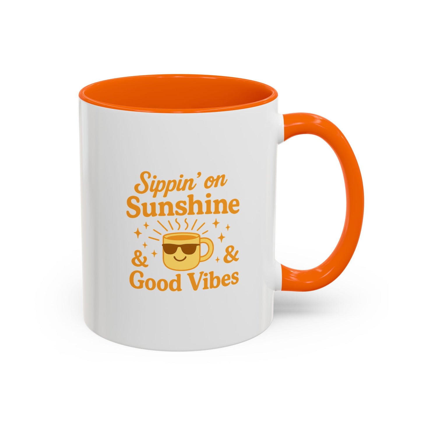 Sippin' on Sunshine Coffee Mug, Positive Vibes Mug, Gift for Coffee Lovers, Inspirational Mug, Housewarming Gift, Fun Drinkware