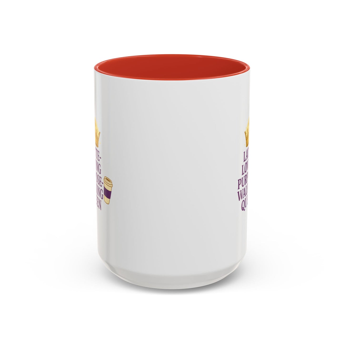 Latte-Loving Queen Coffee Mug - Perfect for Coffee Lovers, Birthday Gift, Personalized Kitchen Decor, Mother's Day Gift, Fun Office Mug