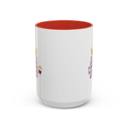 Latte-Loving Queen Coffee Mug - Perfect for Coffee Lovers, Birthday Gift, Personalized Kitchen Decor, Mother's Day Gift, Fun Office Mug