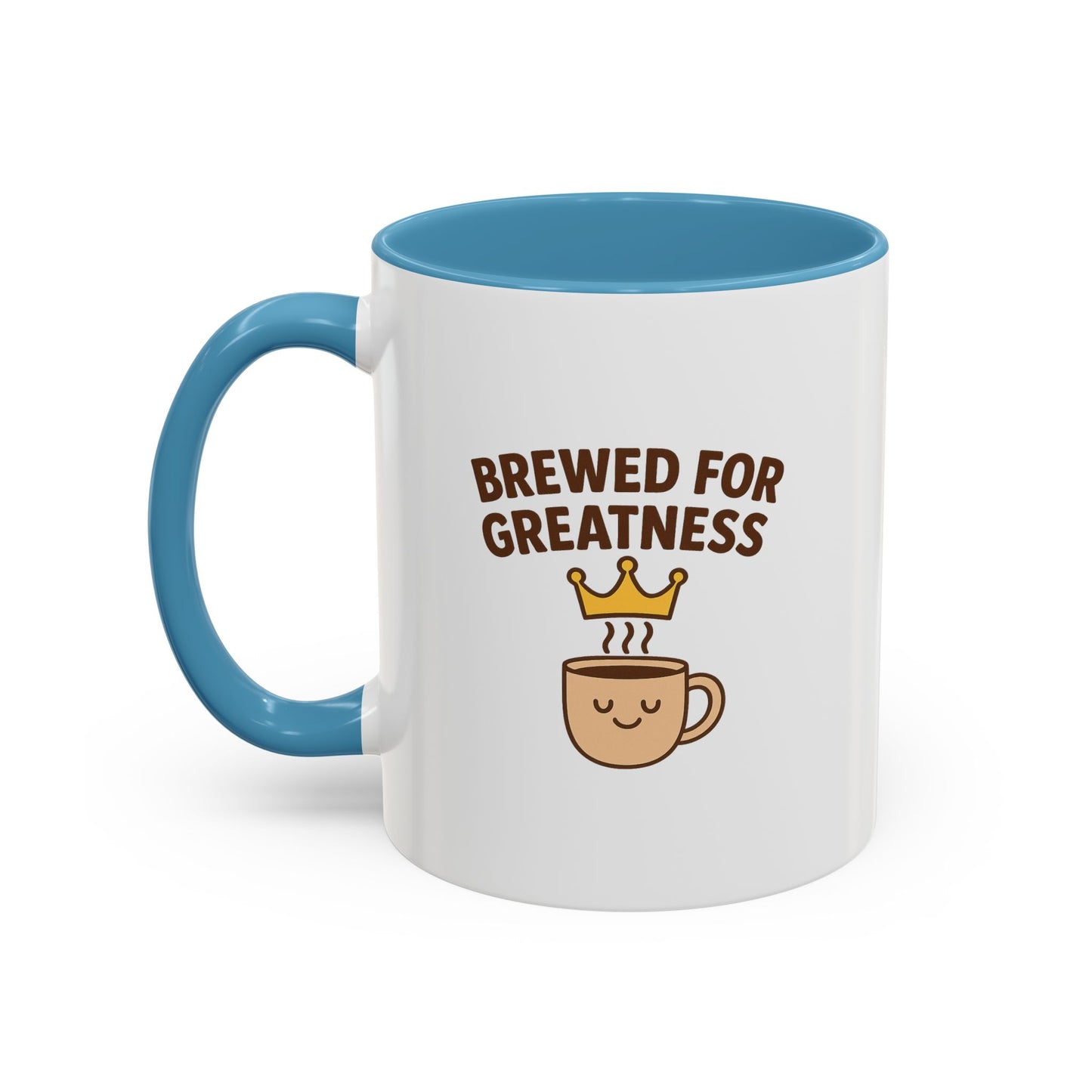 Brewed for Greatness Coffee Mug | Fun Drinking Mug, Gift for Coffee Lovers, Motivational Mug, Accent Mug for Home or Office