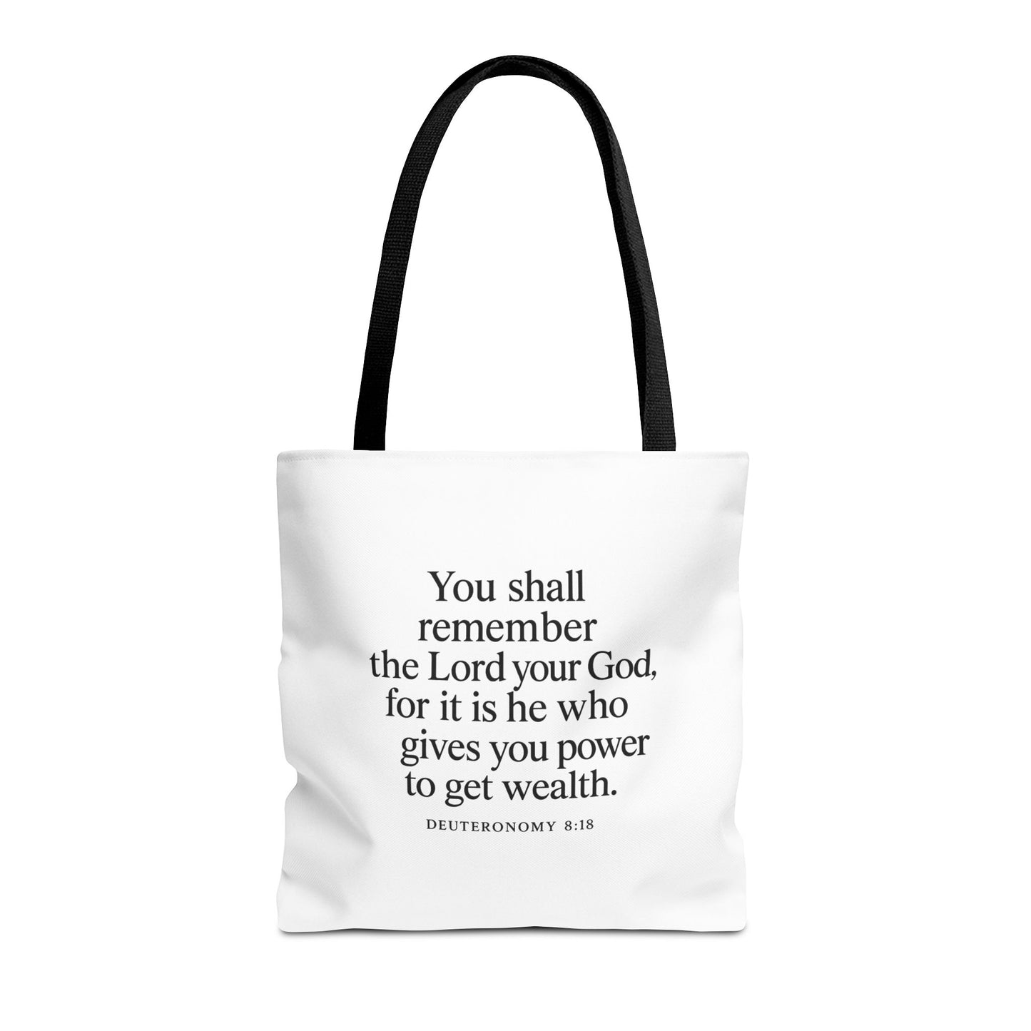 Inspirational Tote Bag - Faith Quote, Bible Verse Gift, Christian Tote, Scripture Bag, Positive Affirmation Accessory