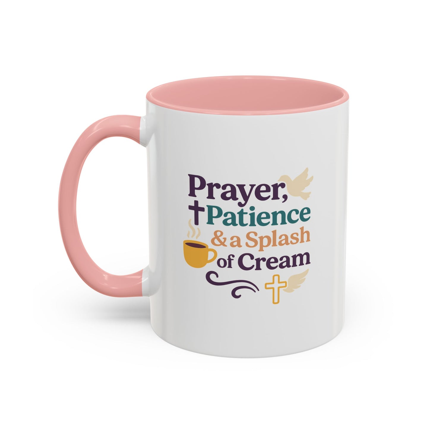 Faith-Inspired Coffee Mug - Perfect Gift for Friends and Family, Prayer Mug, Inspirational Drinkware, Christian Gift, Cute Desk Accessory