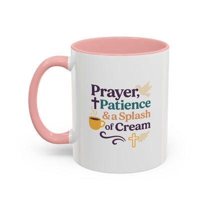 Faith-Inspired Coffee Mug - Perfect Gift for Friends and Family, Prayer Mug, Inspirational Drinkware, Christian Gift, Cute Desk Accessory