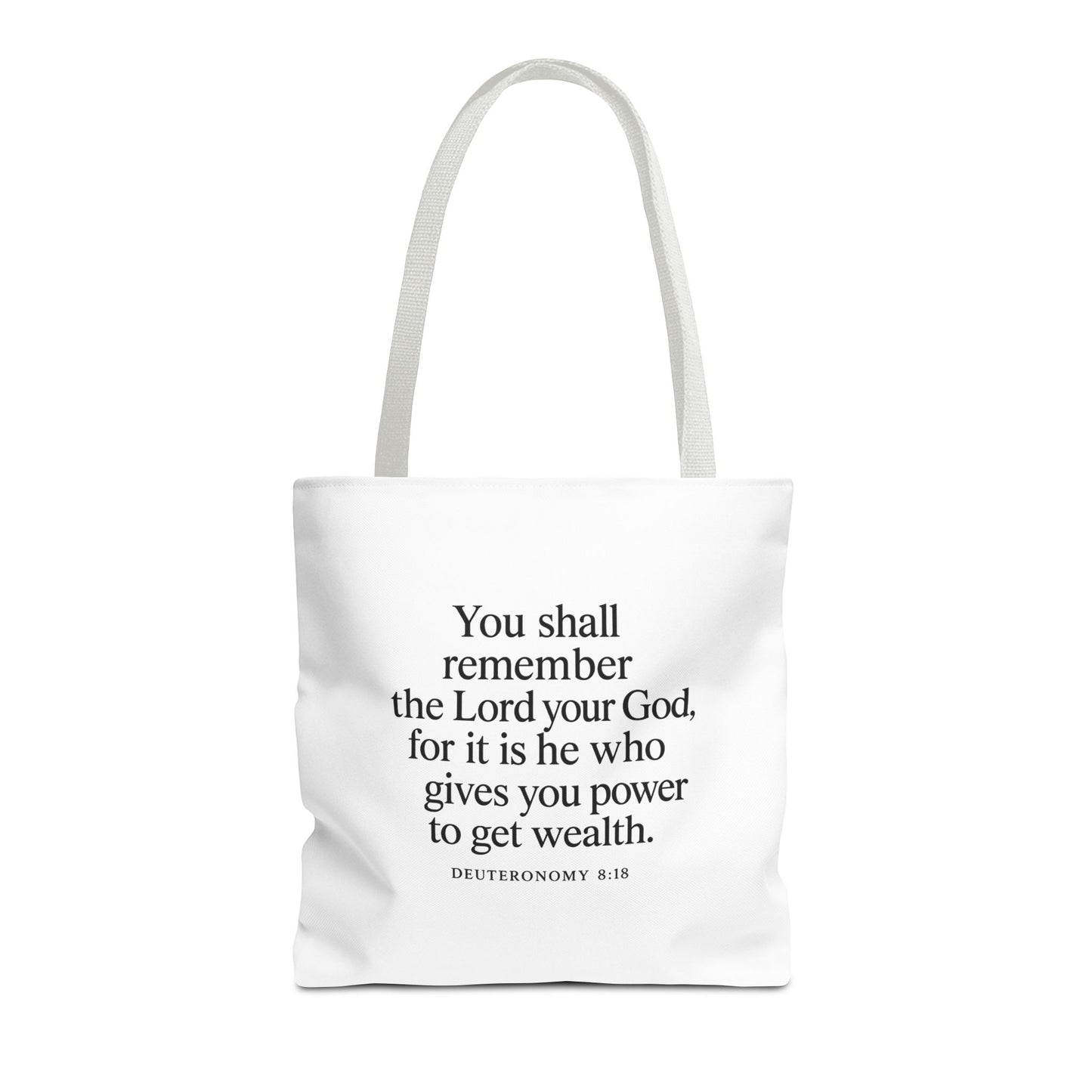 Inspirational Tote Bag - Faith Quote, Bible Verse Gift, Christian Tote, Scripture Bag, Positive Affirmation Accessory