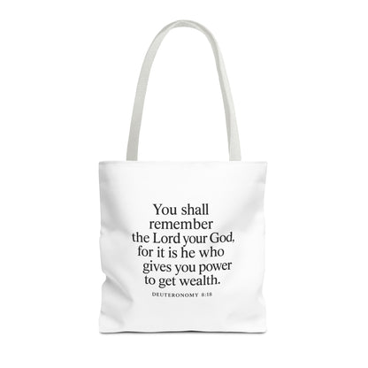 Inspirational Tote Bag - Faith Quote, Bible Verse Gift, Christian Tote, Scripture Bag, Positive Affirmation Accessory