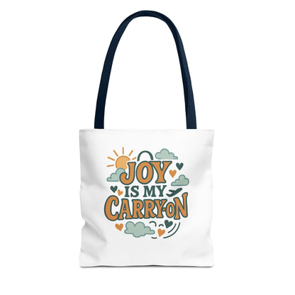 Joyful Carryall Tote Bag | Eco-Friendly Shopper | Perfect for Gifts, Organizing, Travel, Beach Days, and Everyday Errands