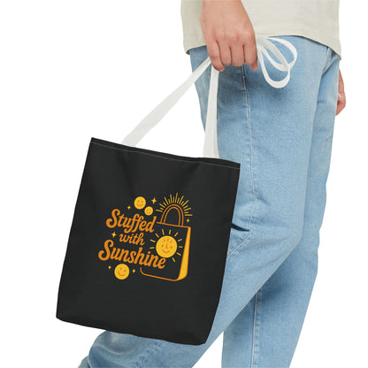 Sunshine Tote Bag Brighten Your Day  Reusable Shopping Bag  Beach Tote  Gift Idea for Friends  Summer Essentials