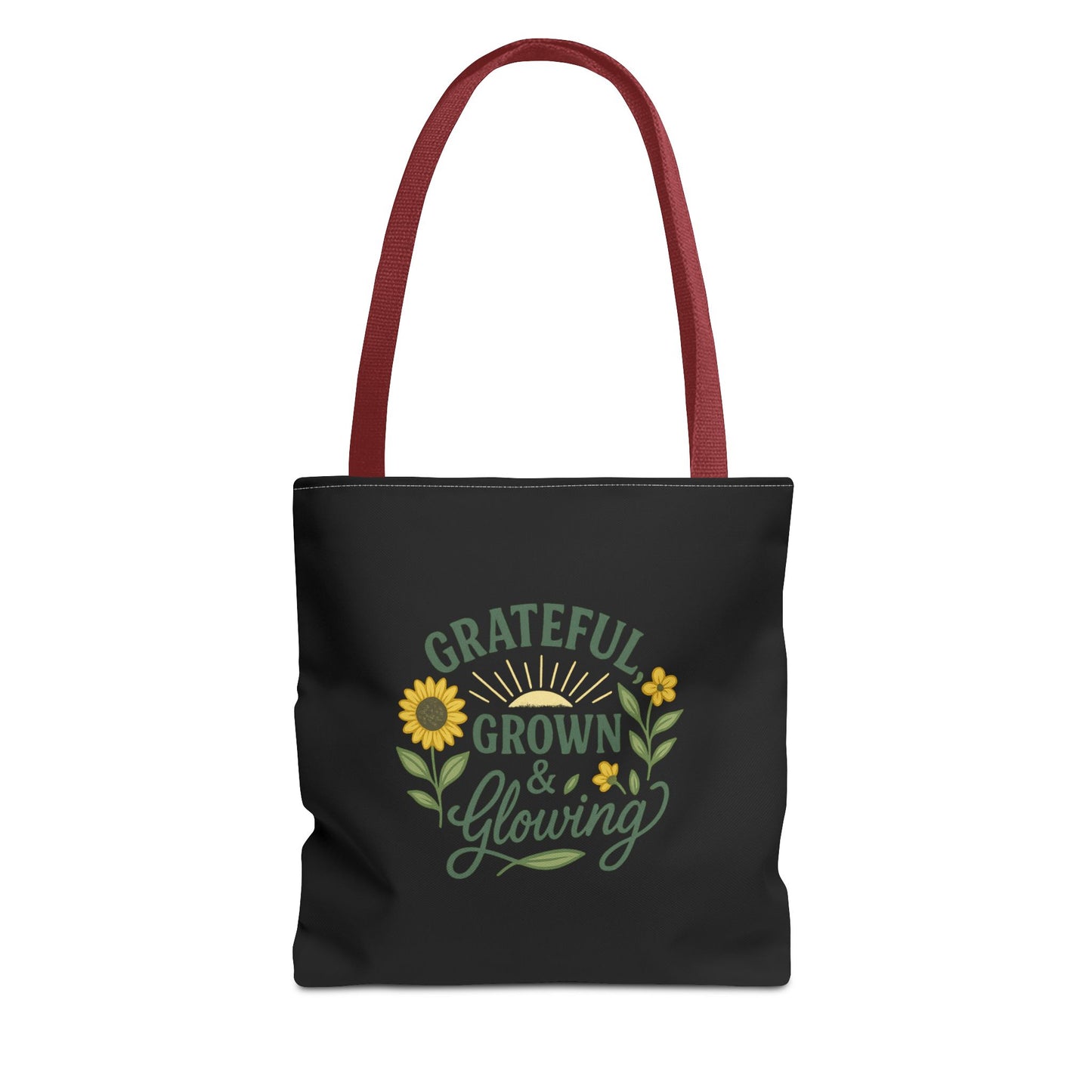 Grateful Grown & Glowing Tote Bag Eco-Friendly Shopper